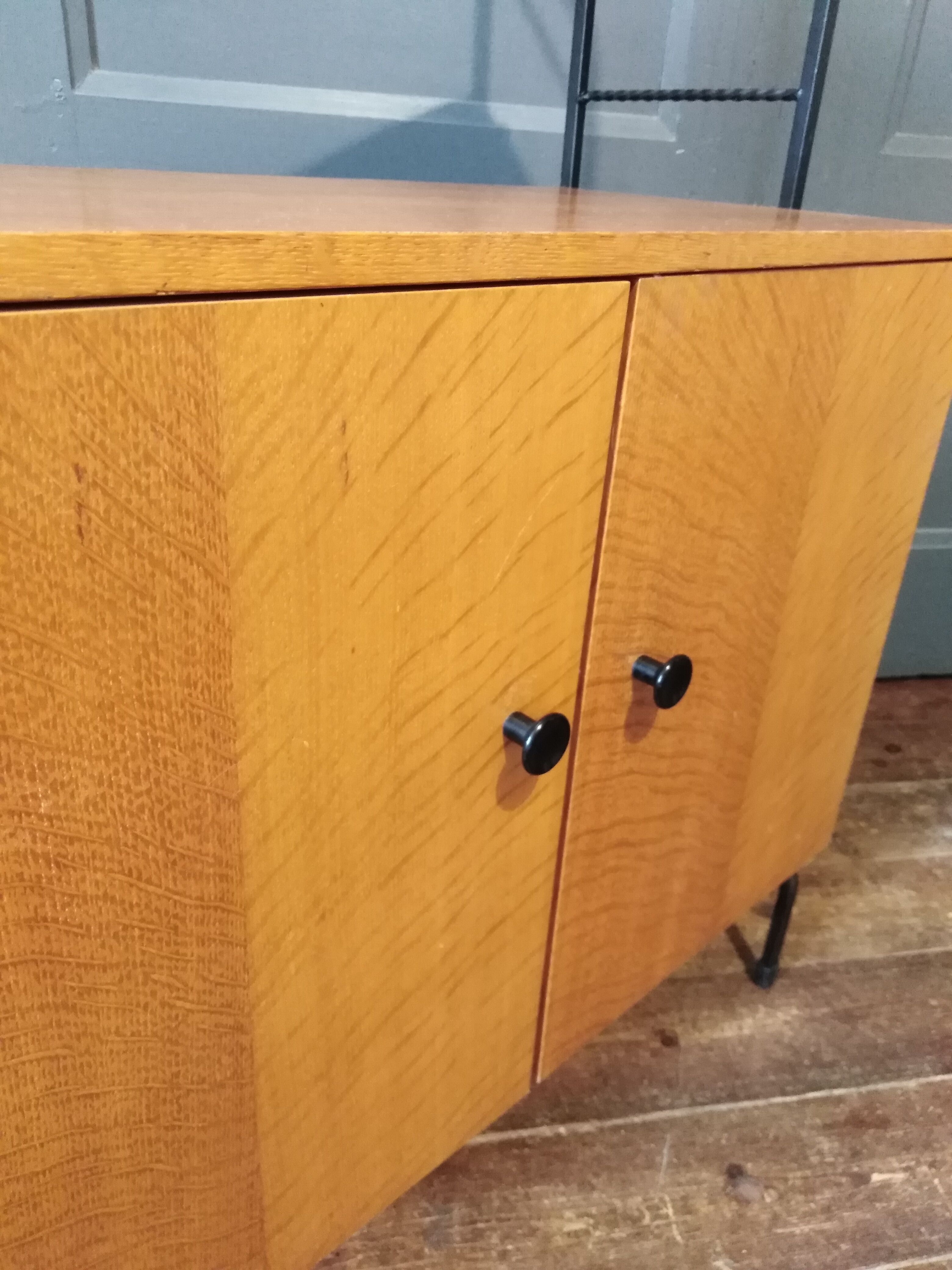 Vintage Scandinavian self-supporting shelf cabinet 1960