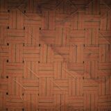 2 red velvet Amsterdam School Art Deco chairs, The Netherlands, 1930s