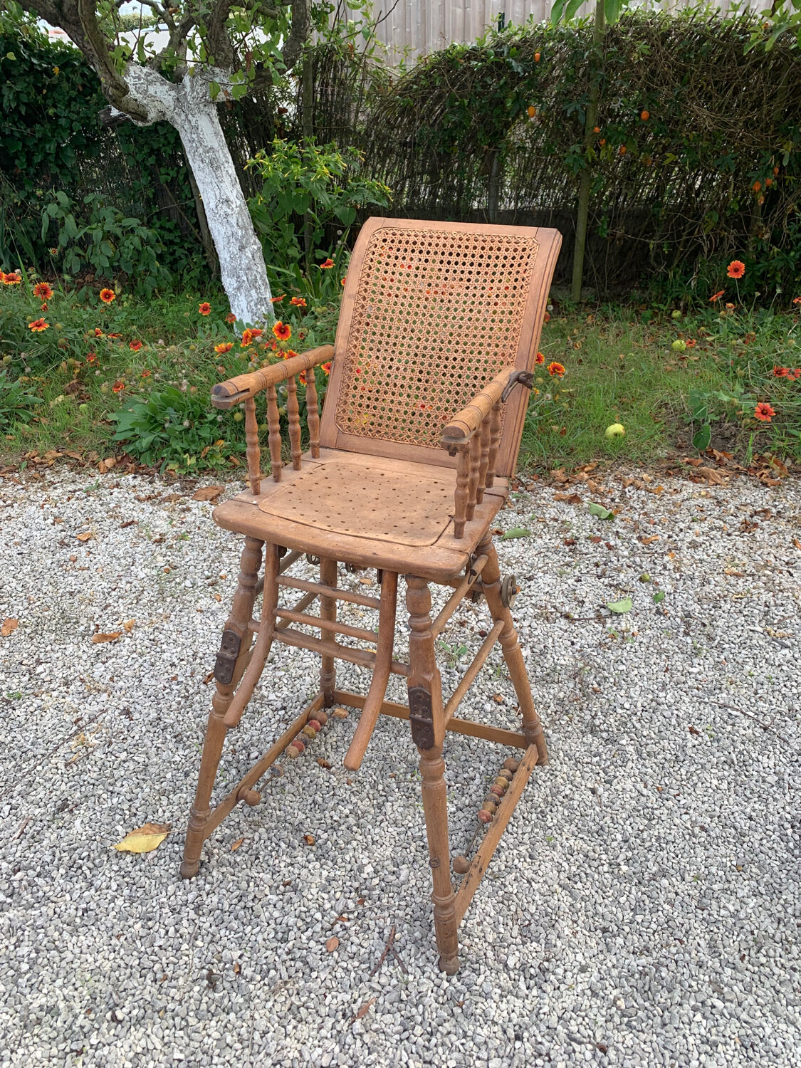 Chaise haute Napoléon 3