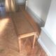 Wood and cane bench Gustave Serrurier Bovy 1900 Art Nouveau