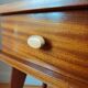 Paire de tables de chevet vintage Mid-century pieds compas