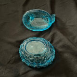 Poule en verre de laitier rare