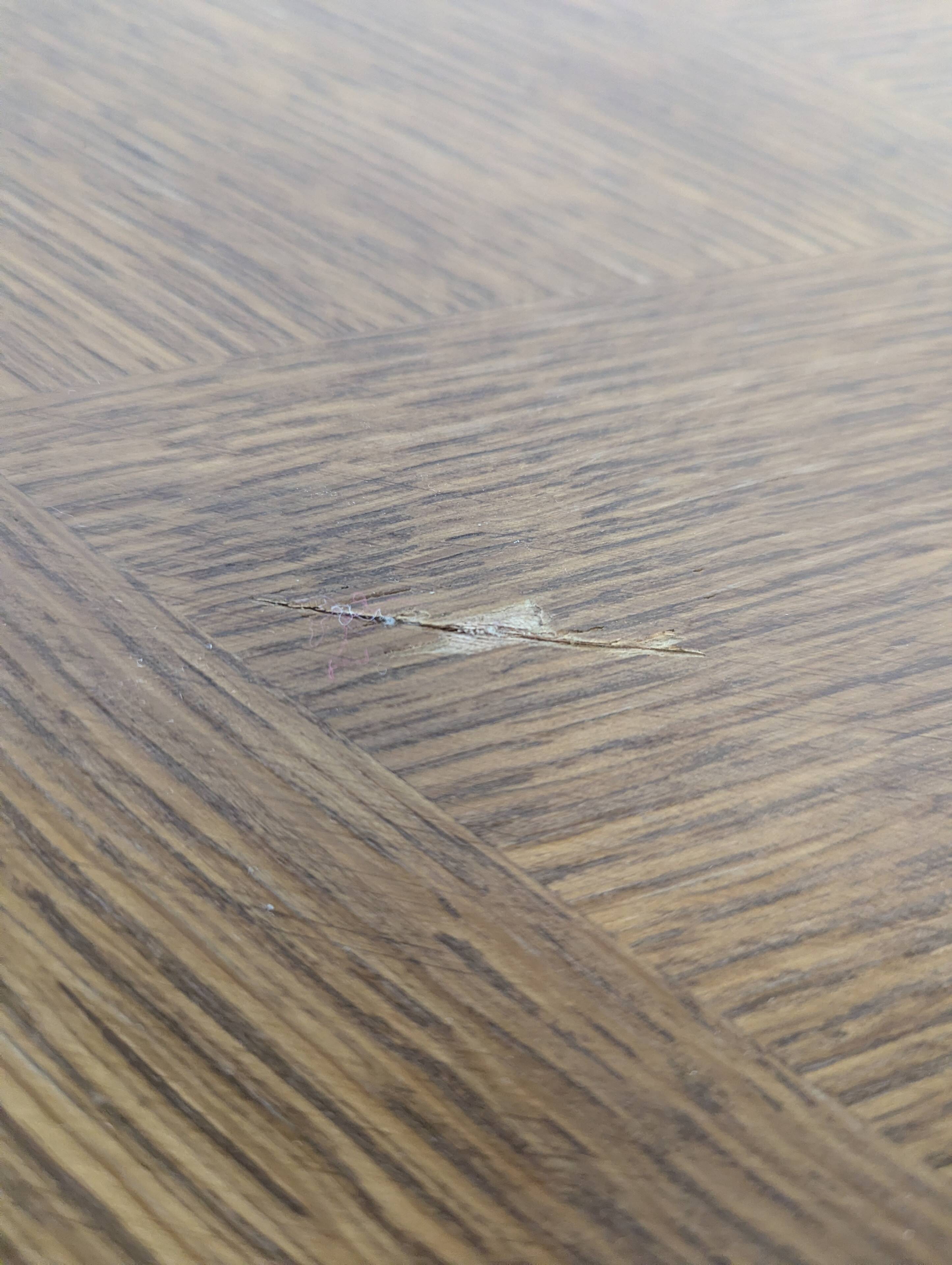 Oak desk in Art Deco style.