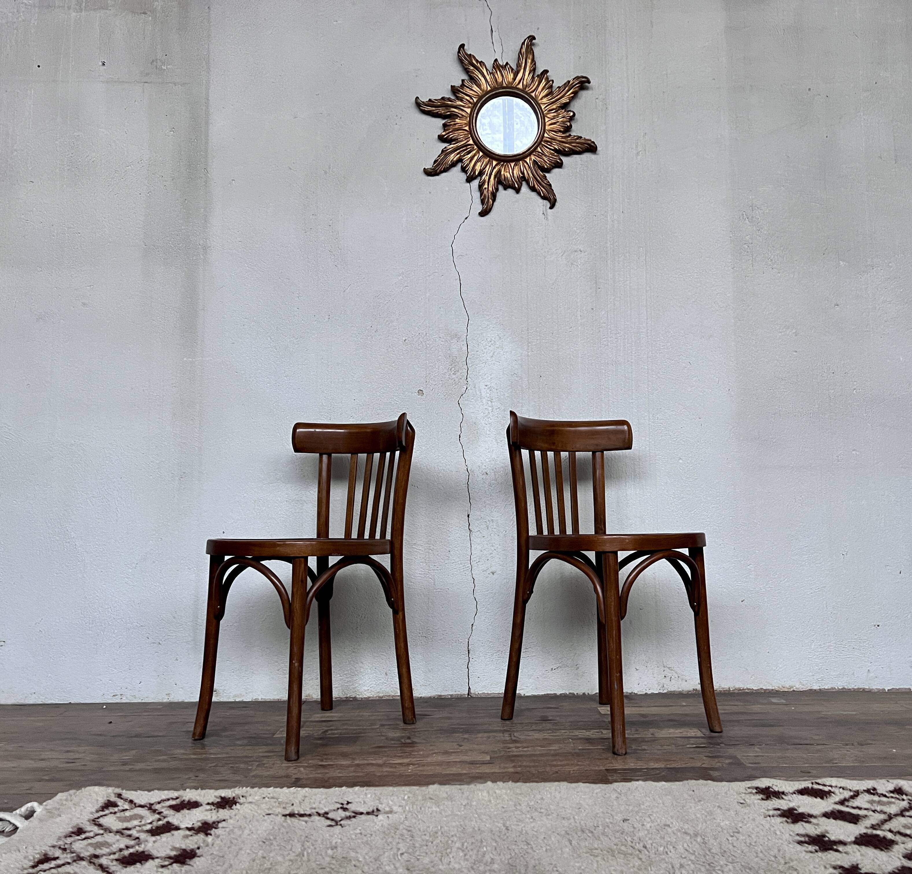 Pair of vintage Parisian bistro chair barter 195