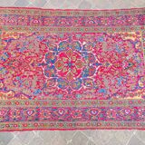 Tapis d'orient fait main ancien persan esfahan 2,15 x 1,35 m