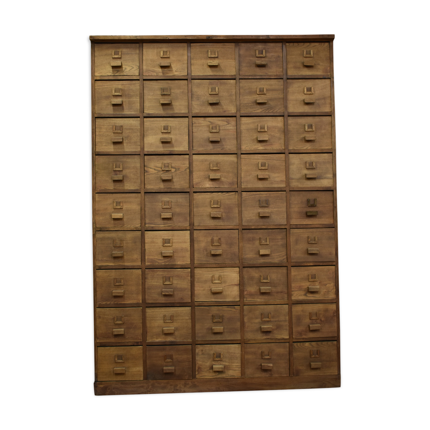 Mid century wooden apothecary drawers, 1940s, 50s