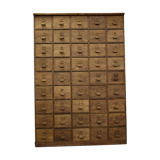 Mid century wooden apothecary drawers, 1940s, 50s