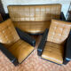 Sofa and two vintage armchairs