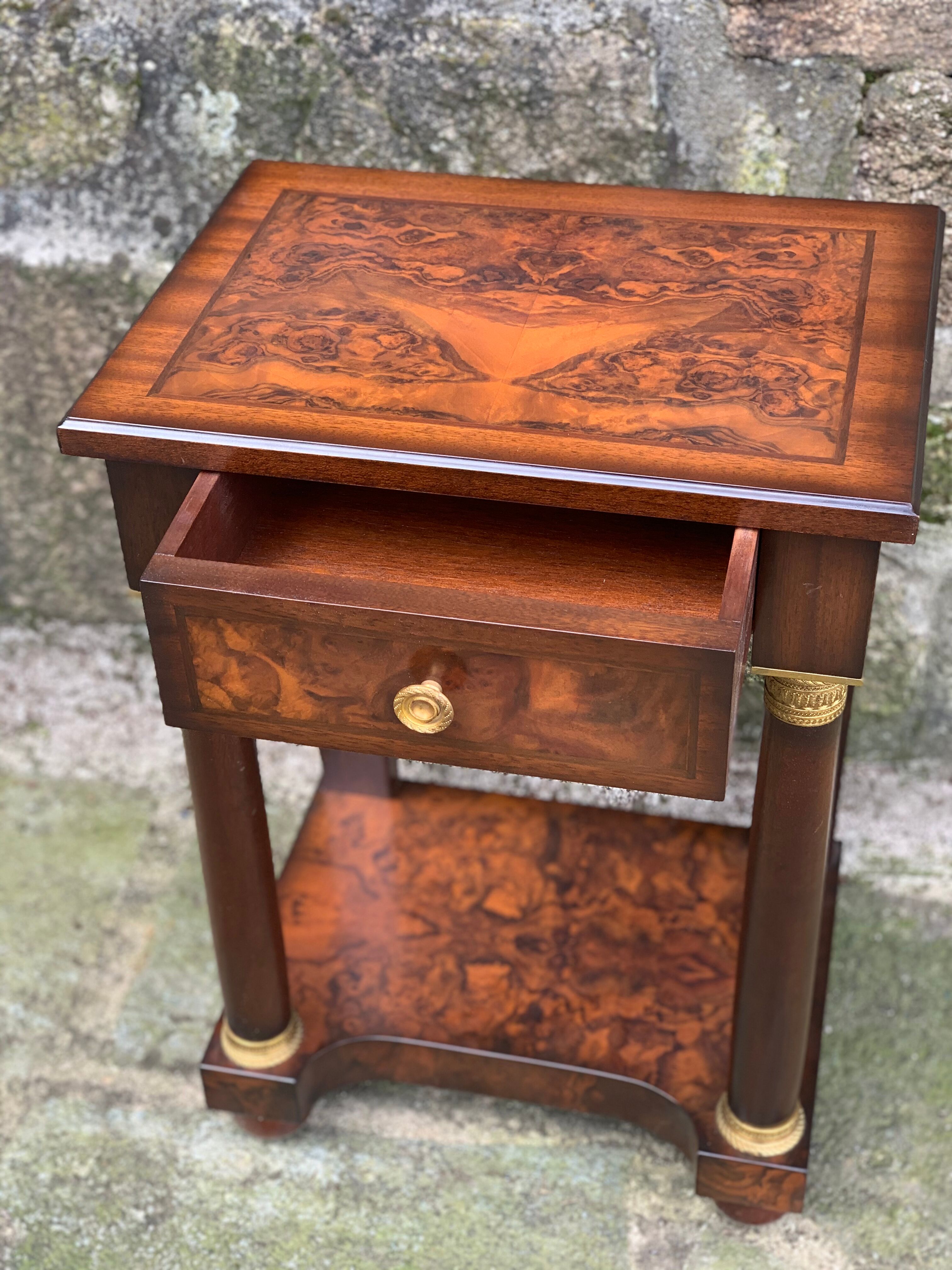 Mahogany art deco style serving table