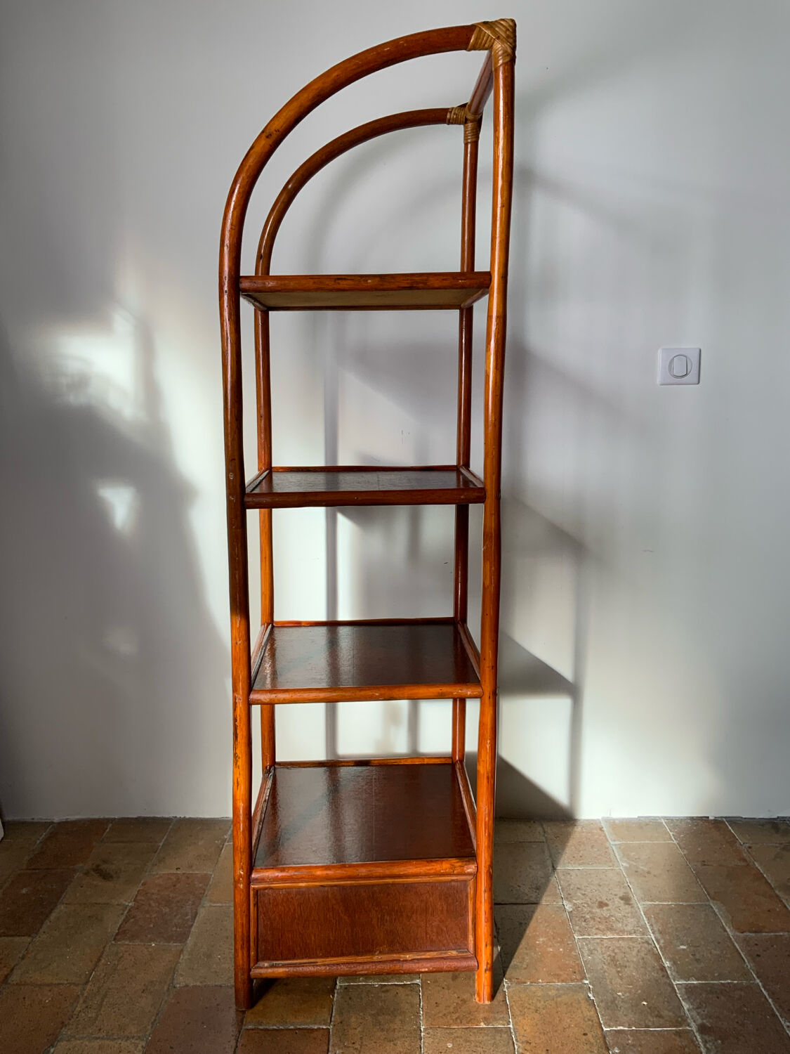 Vintage corner shelf