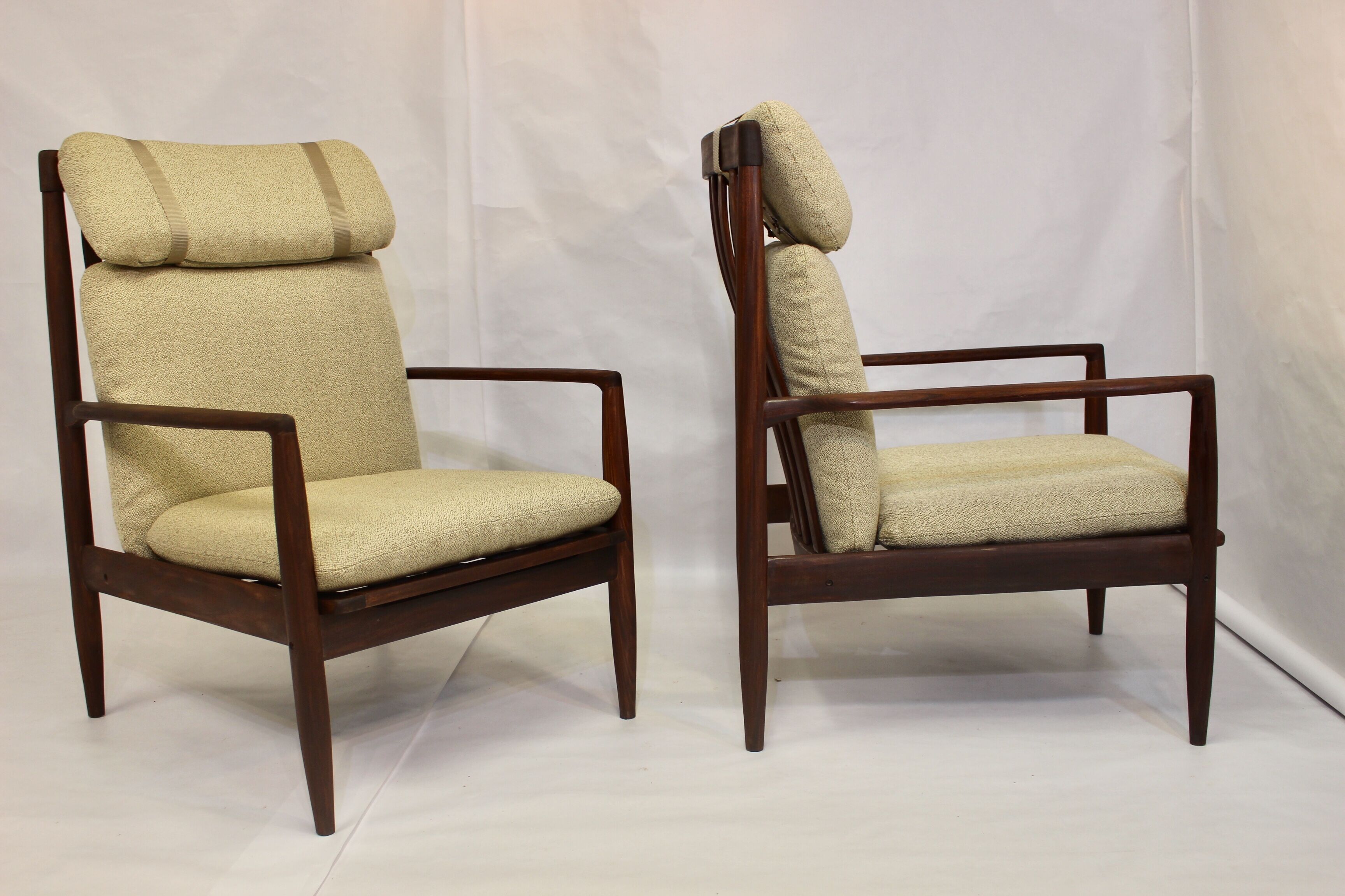 Pair of armchairs by Grete Jalk 1960 Denmark.