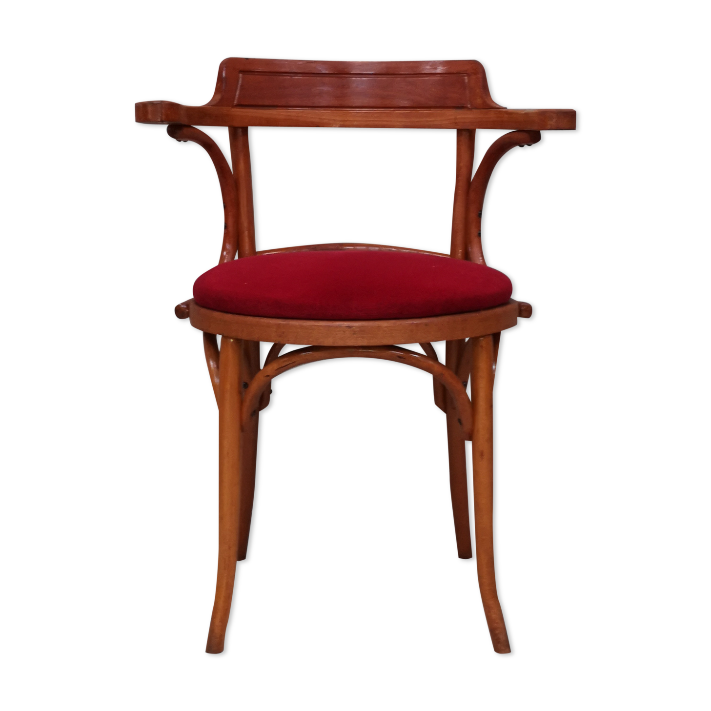 Ancien fauteuil Thonet bois courbé 1950