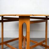 Mid Century Teak Foldable Dining Table made in Norway