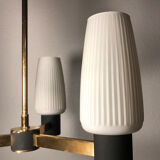 Arlus suspension chandelier 3 branches and tulips