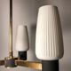 Lustre suspension Arlus 3 branches et tulipes