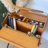 Vintage worker compass feet