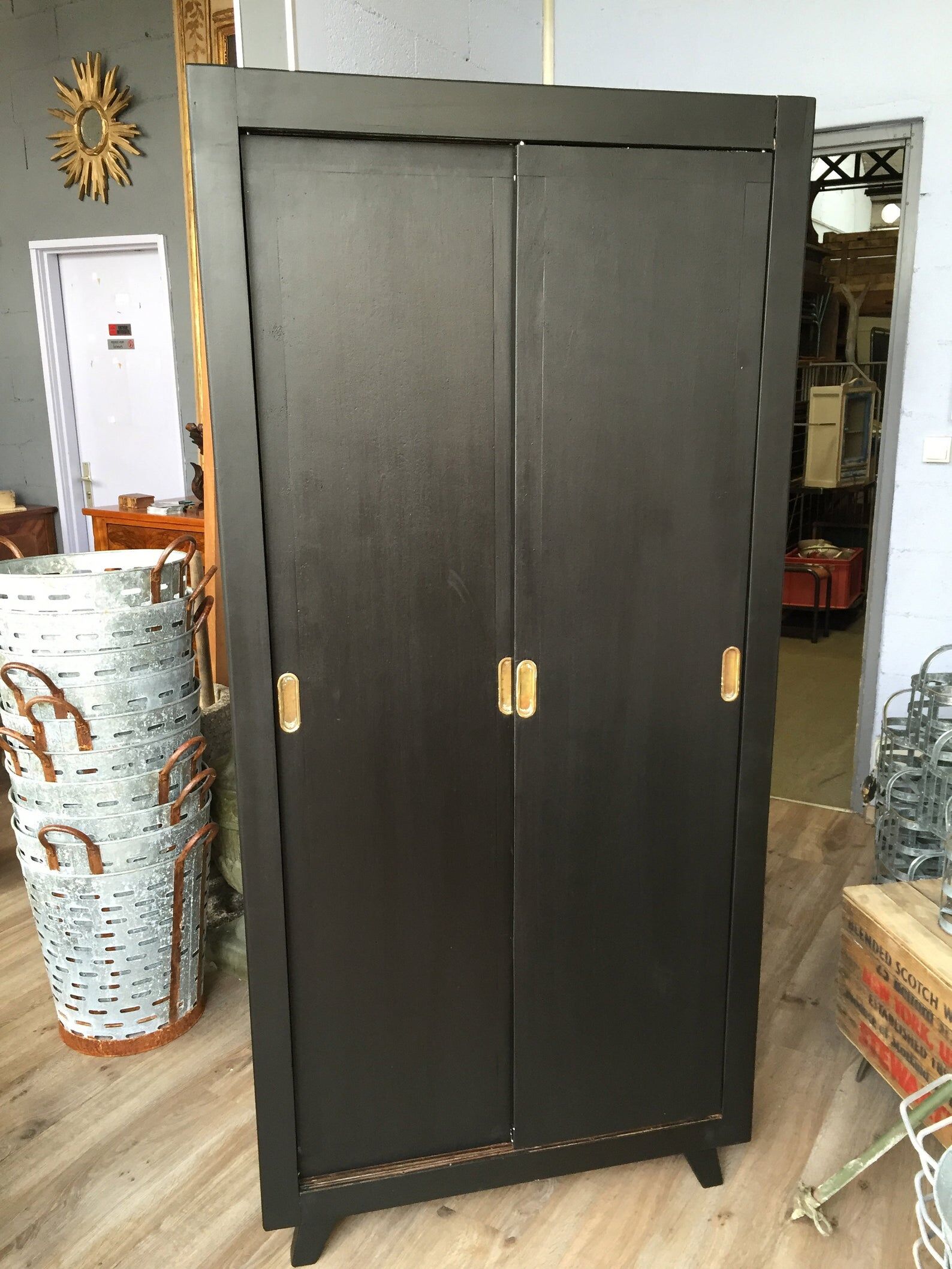 Industrial grliding cabinet 1980s