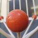 Vintage orange coatrack