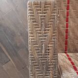 Chaise longue en rotin