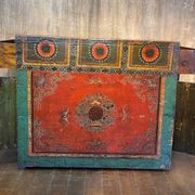 Antique Chinese sideboard with 4 doors + 2 drawers