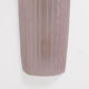 Pair of Murano Glass Wall Sconces in Pink Ribbed Glass and Brass, Italy