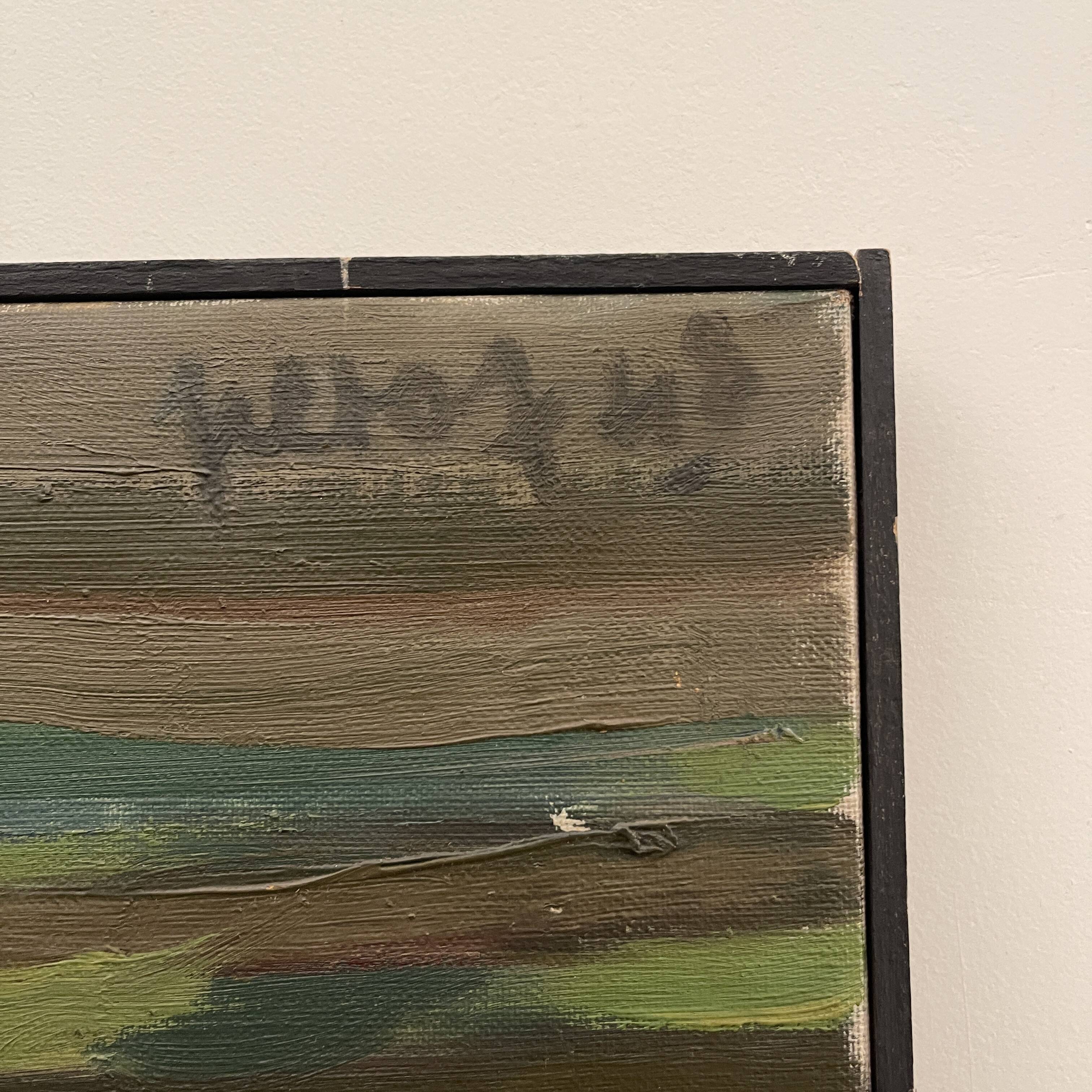 Portrait of a Fauvist woman, oil on canvas 1947, LUC PEROT 'Colette