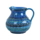 Blue Bitossi Vase Ear Vase Rimini Blue Aldo Londi Design Sixties
