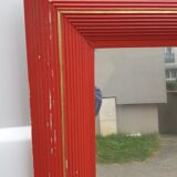 Rectangular mirror with mercury XIXth