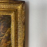 Florentine wooden triptych painting