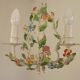 Romantic Vintage Italian Metal 3 Light Cage Chandelier Circa 1930s/40s