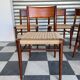 Set of 5 chairs from the 1950s designed by Georg Leowald.