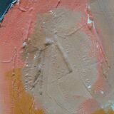 Hans Osswald (1919-1983), Swedish Figurative Abstract Painting, 1960s, Oil on Canvas