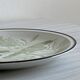 Green bird plate.
