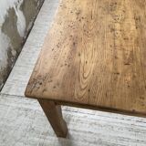 Farmhouse table in elm and pine 2m
