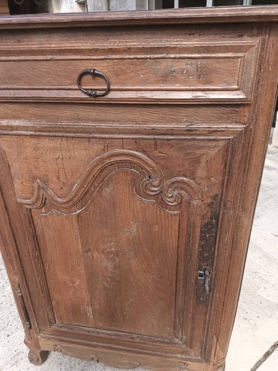 Antique jam cabinet