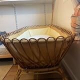 Baby rattan bed