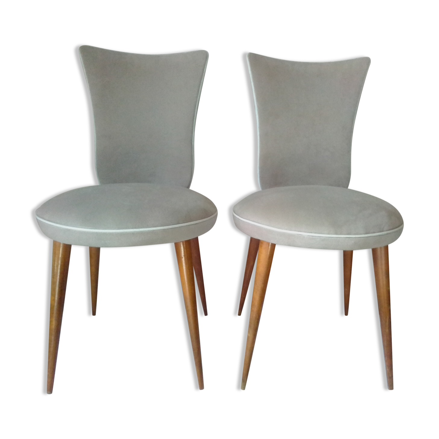 2 cocktail chairs 50s