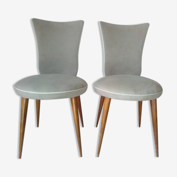 2 cocktail chairs 50s