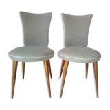 2 cocktail chairs 50s