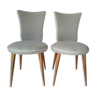 2 cocktail chairs 50s