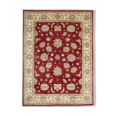 Tapis Ziegler traditionnel en laine rouge - 144x190cm