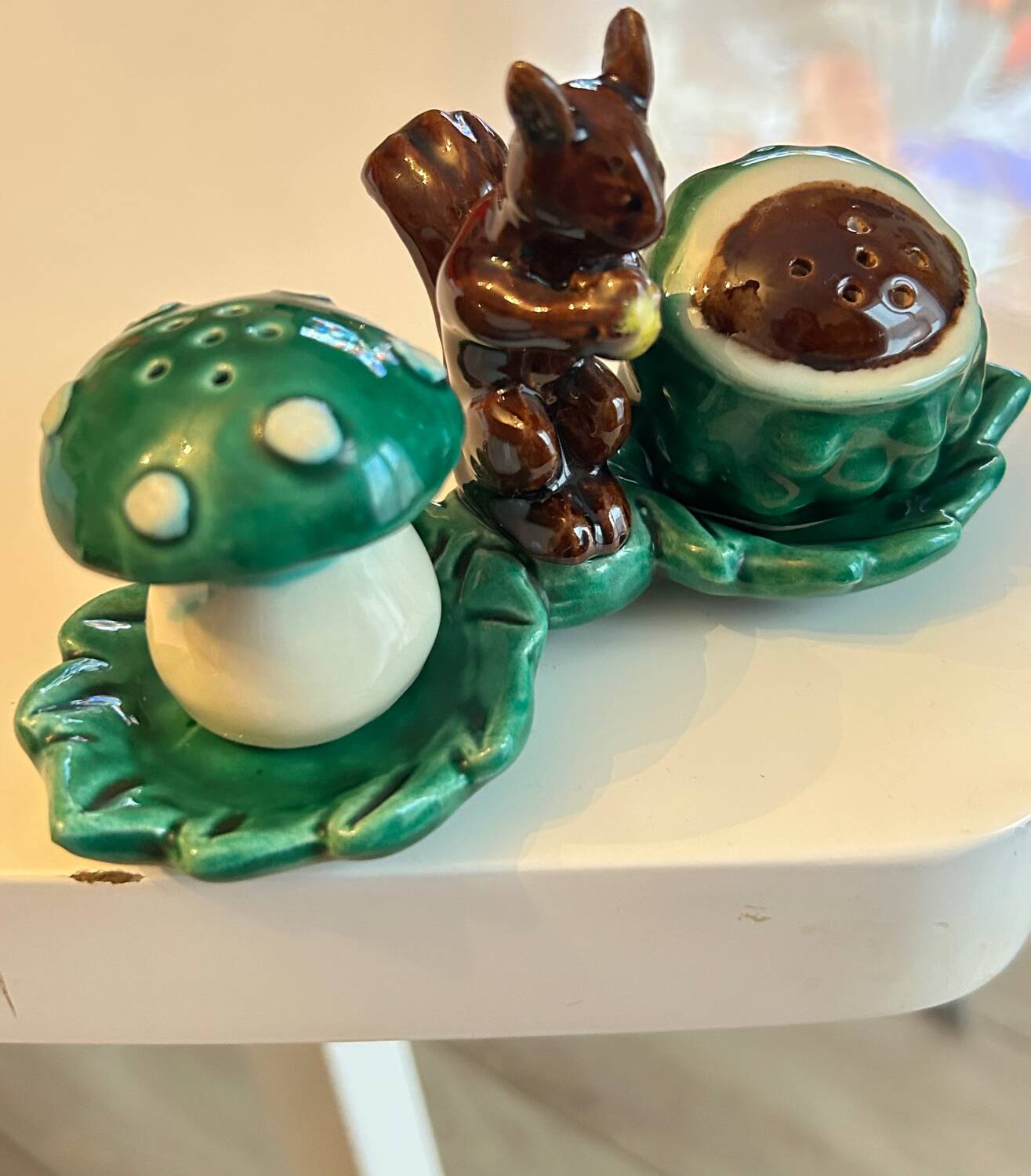 Barbotine Écureuil Salière poivrière