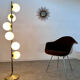 Old Charles and Ray Eames Vitra design armchair from the 70s fiberglass armchair fabric