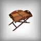 Table de majordome pliante en acajou – 1940