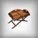 Folding butler's table in mahogany – 1940