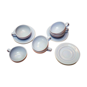 Lavender colored ceramic mugs