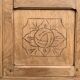 Parisian glass cabinet art deco raw wood 1930