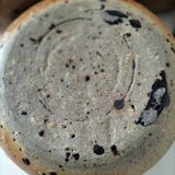 4 glazed pyrite stoneware bowls from the 70s