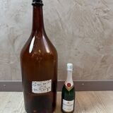 Large amber bottle