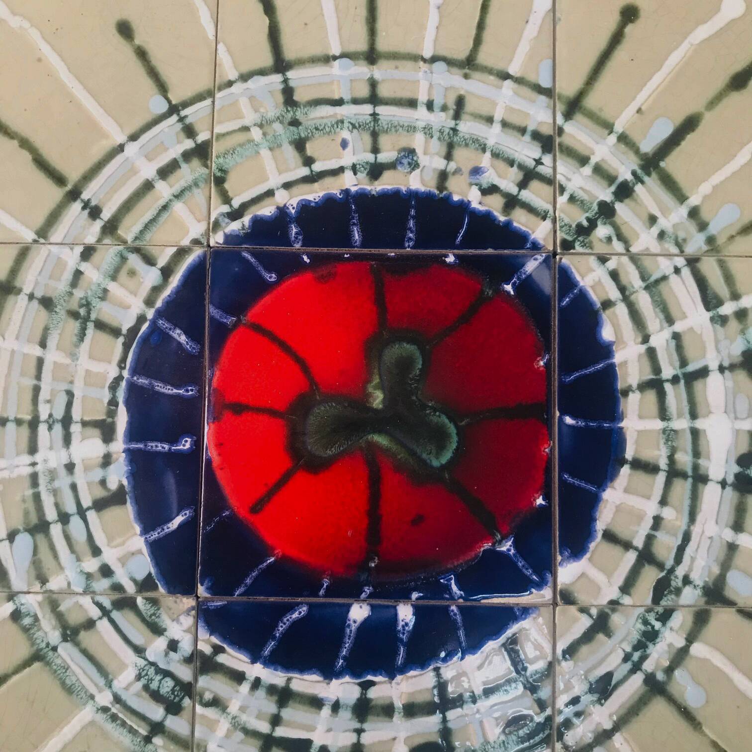 Vintage Coffee Table • Ceramic • 1950